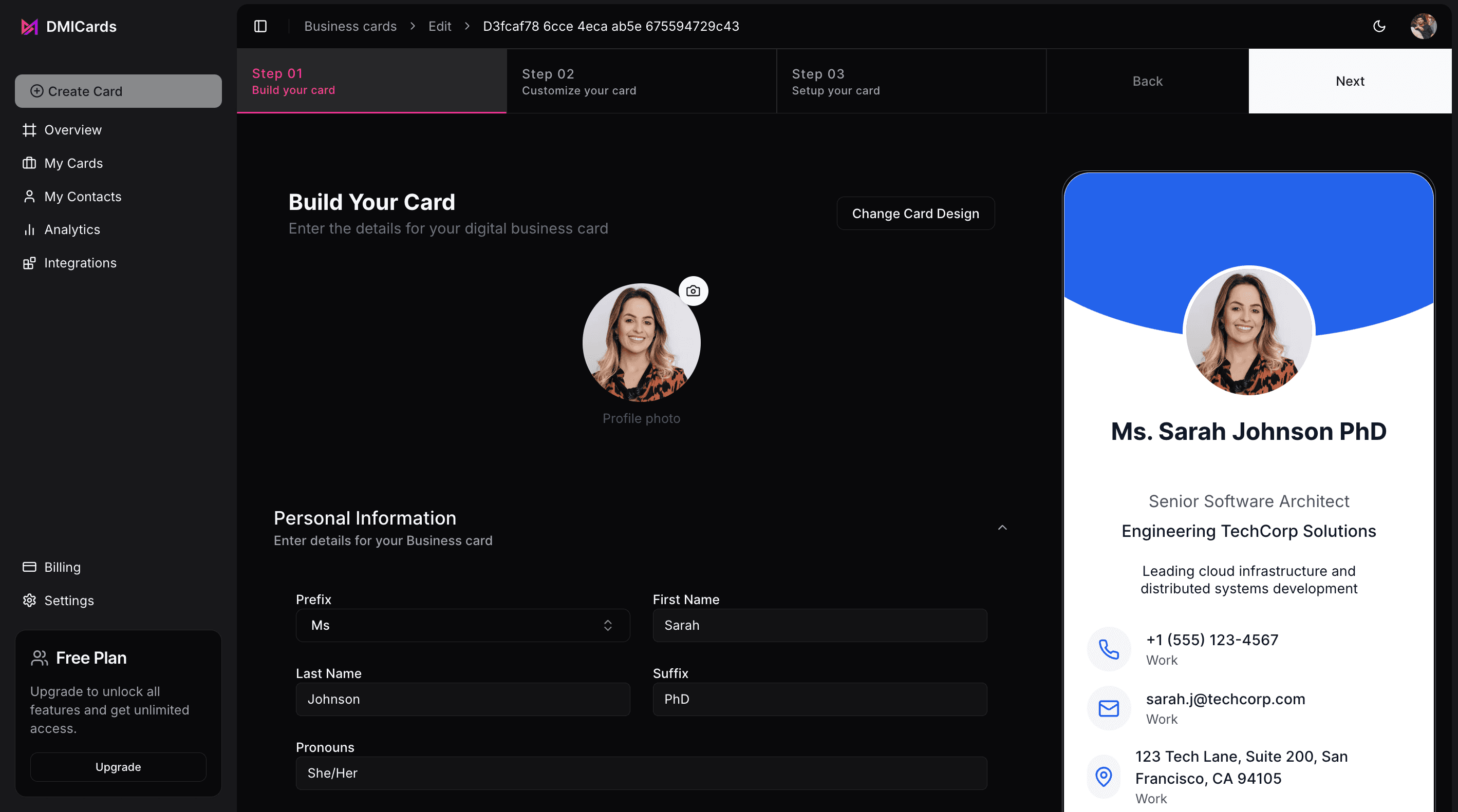 Create Your Digital Card